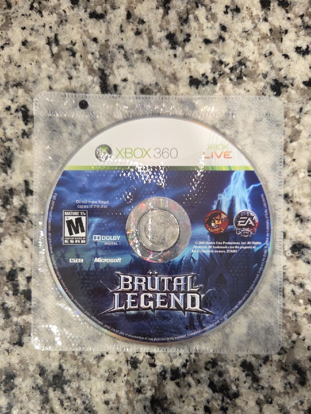 Brutal Legend Xbox 360 Disc -  NO CASE